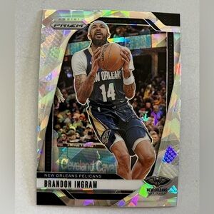 Panini Prizm Brandon Ingram New Orleans Pelicans Basketball Card - Navy/White